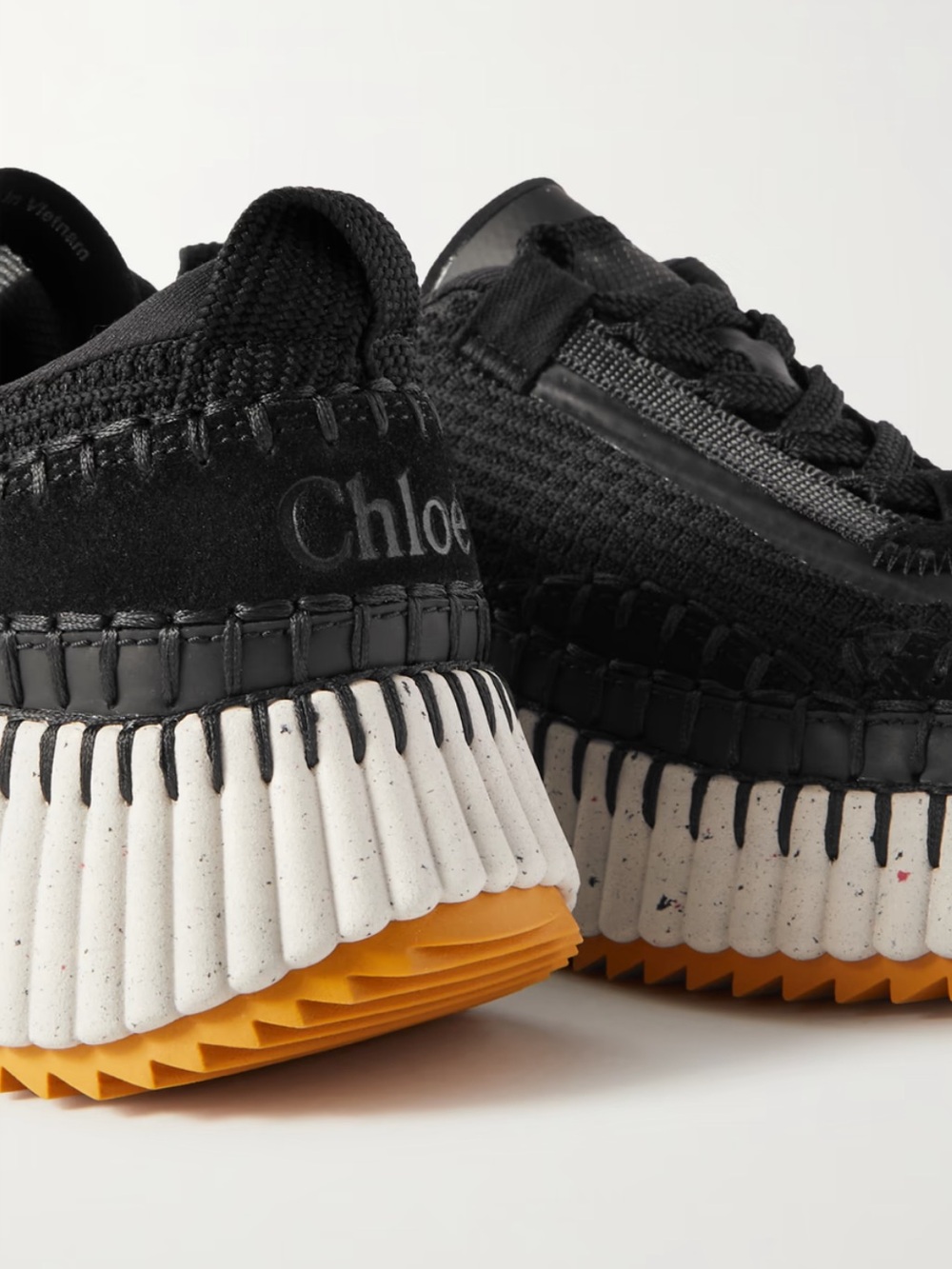 Chloé | Nama Woven Platform Low Top Sneakers